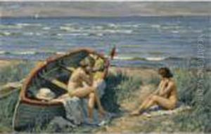 Motiv Fra Bastad (the Beach At Bastad) Motiv Fra Bastad (the Beach At Bastad)