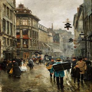 Stroget by Paul-Gustave Fischer