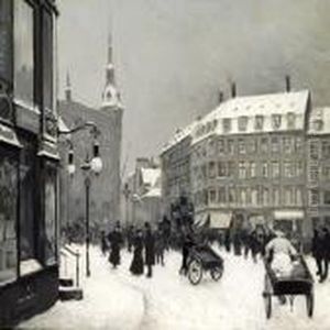 A Winter Day On Kultorvet In Copenhagen