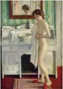 Morgentoilette (morning Toilette) by Paul-Gustave Fischer