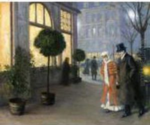 Efter Teatret (after The Theatre) by Paul-Gustave Fischer