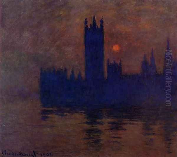 Houses Of Parliament Sunset2 - view 1