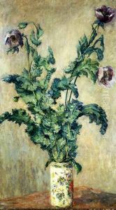 Purple Poppies by Claude Oscar Monet
