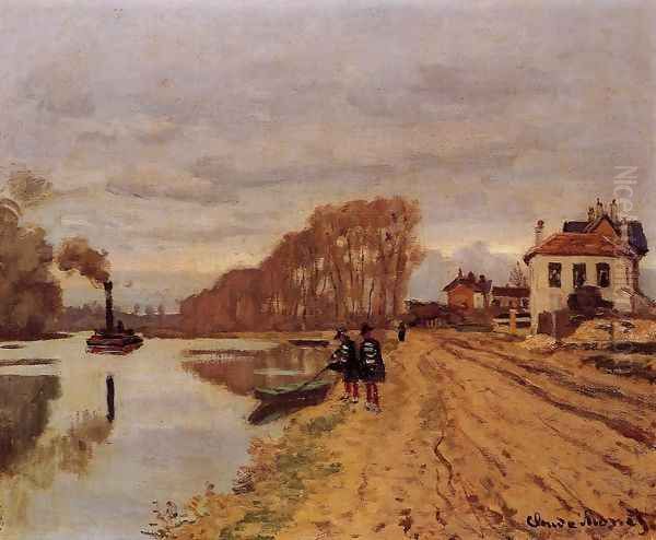 Infantry Guards Wandering Along The River - view 1