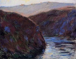 Valley Of The Creuse Afternoon Sunlight by Claude Oscar Monet