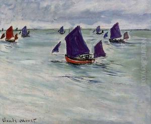 Fishing Boats Off Pourville
