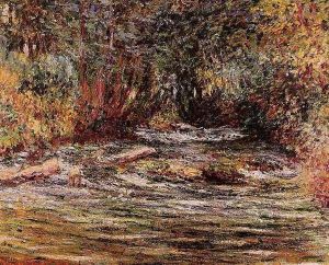 The River Epte At Giverny by Claude Oscar Monet