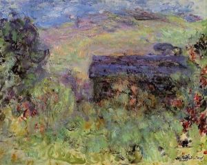 The House Seen Through The Roses by Claude Oscar Monet