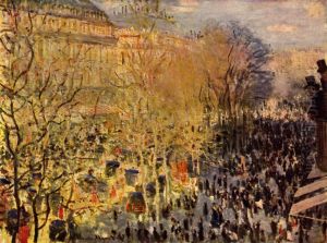 The Boulevard Des Capuchine Aka Boulevard Des Capucines by Claude Oscar Monet