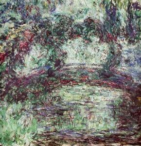 The Japanese Bridge II by Claude Oscar Monet