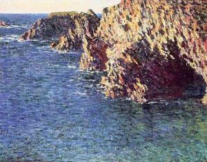The Grotto Of Port Domois by Claude Oscar Monet