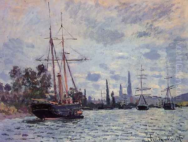 The Seine At Rouen2 - view 1