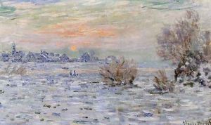 Winter On The Seine Lavacourt