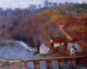 The Grande Creuse By The Bridge At Vervy