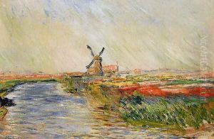 Champ de tulipes en hollande, 1886