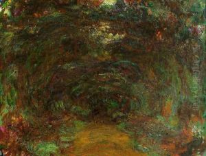 The Path Under The Rose Trellises Giverny2