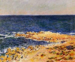 The 'Big Blue' at Antibes by Claude Oscar Monet