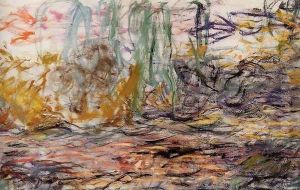 Water-Lilies (left half) by Claude Oscar Monet