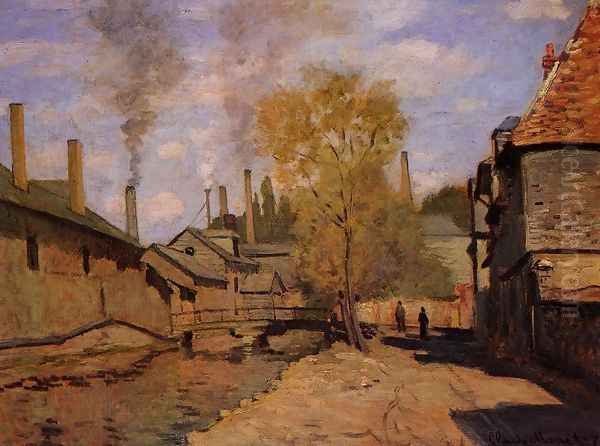 The Robec Stream Rouen Aka Factories At Deville Near Rouen - view 1