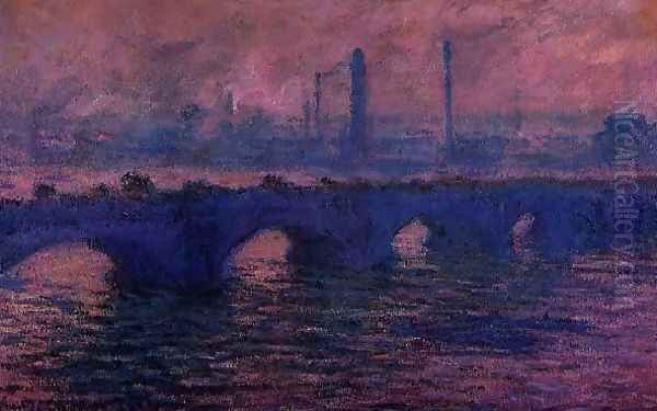 Waterloo Bridge Overcast Weather - view 1