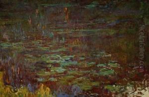 Sunset (right half) by Claude Oscar Monet