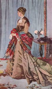 Portrait Of Madame Gaudibert by Claude Oscar Monet