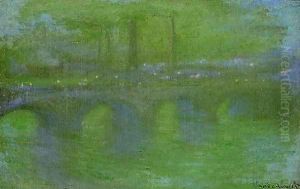 Waterloo Bridge Dawn by Claude Oscar Monet