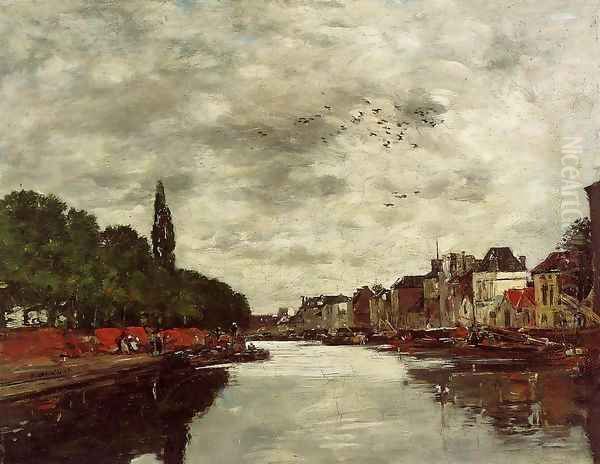 A Canal near Brussels 1871 - view 1