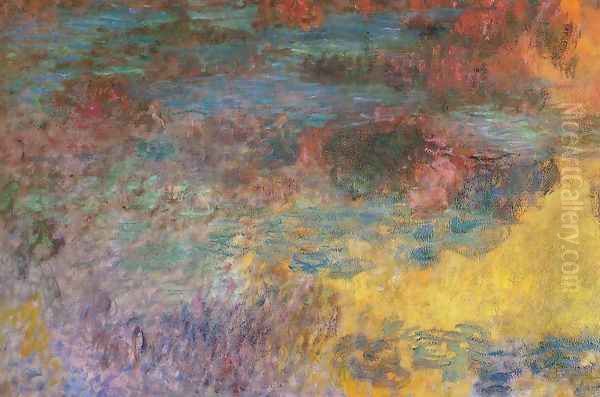 Water-Lily Pond, Evening (left panel) - view 1