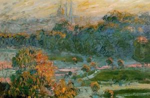The Tuileries (study) I by Claude Oscar Monet