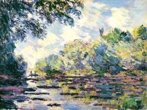 Section of the Seine, near Giverny by Claude Oscar Monet