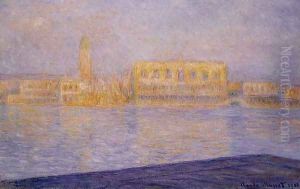 The Doges' Palace Seen from San Giorgio Maggiore III by Claude Oscar Monet