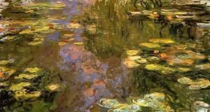 The Water-Lily Pond1 1917-1919 by Claude Oscar Monet