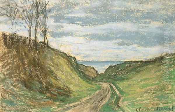 Chemin creux, Pourville - view 1
