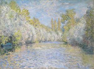 L'Yerres pres de Montgeron by Claude Oscar Monet