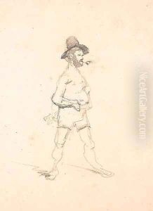 Baigneur au chapeau by Claude Oscar Monet