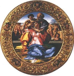 Holy Family with the Infant St. John (Doni Tondo)
