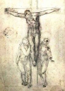 Crucifix c. 1556 by Michelangelo Buonarroti