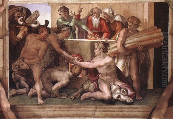 Sacrifice of Noah 1509 - view 1