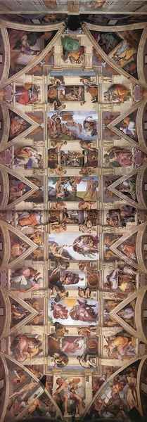 Ceiling of the Sistine Chapel - view 1