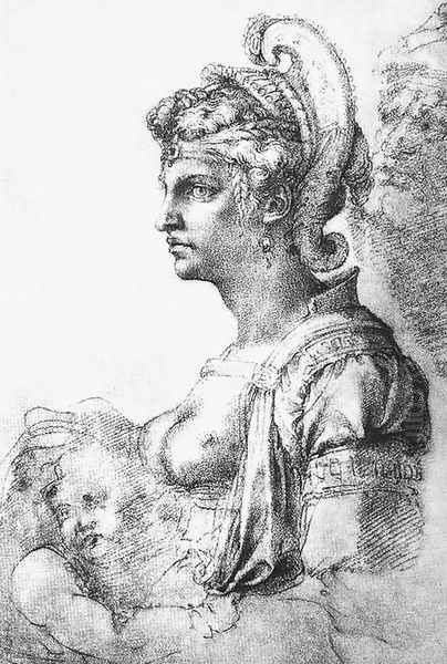 Allegorical figure - view 1