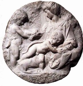 Madonna and Child with the Infant Baptist (or Taddei Tondo)