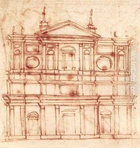 Project for the facade of San Lorenzo, Florence c. 1517 by Michelangelo Buonarroti