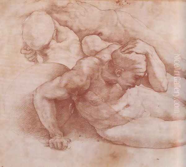 Two Figures (Study for The Last Judgement) - view 1
