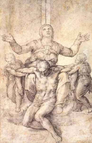 Study for the Colonna Pietà - view 1