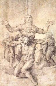 Study for the Colonna Pietà by Michelangelo Buonarroti
