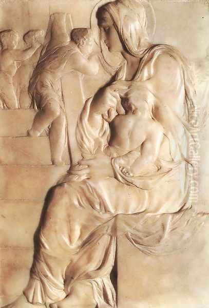 Madonna of the Stairs by Michelangelo Buonarroti