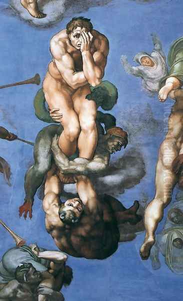 Last Judgment (detail-23) 1537-41 - view 1