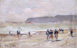 Plage Animee by Carlo Follini