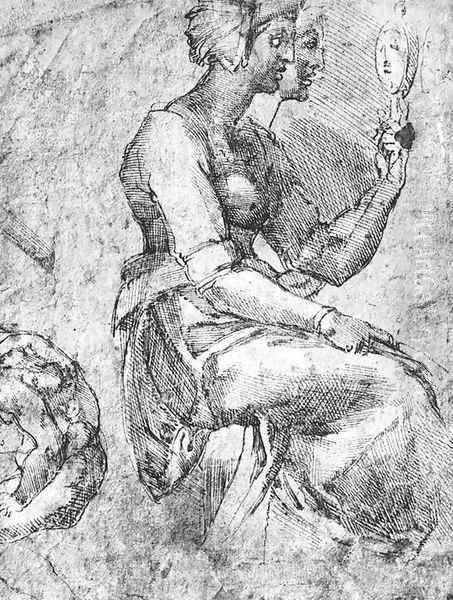 Study of a Seated Woman - view 1